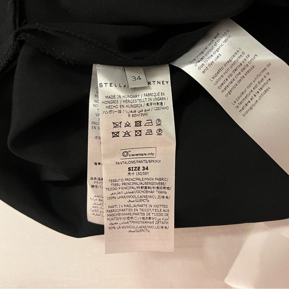 LAST CHANCE TODAY Stella McCartney Black Nicole Balloon Trousers | IT34 - Picture 11 of 14